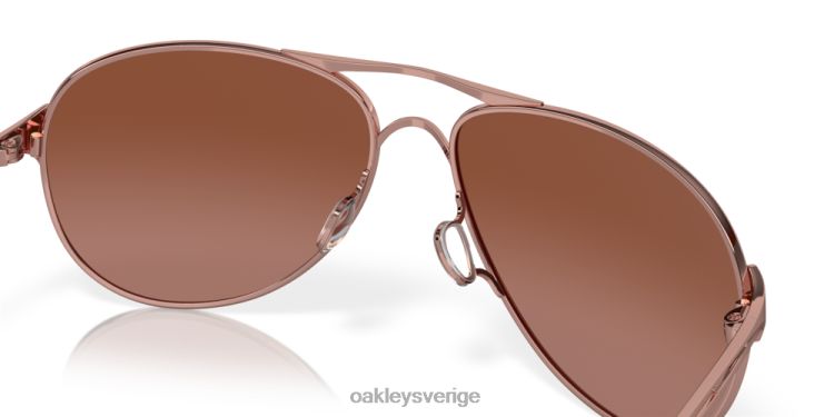 Oakley varning T8RX0506 vr50 bruna gradientlinser, båge i roséguld