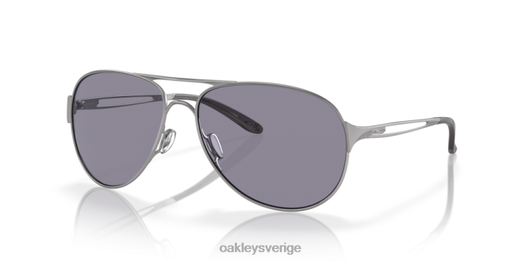 Oakley varning T8RX0507 grå linser, båge i polerad krom