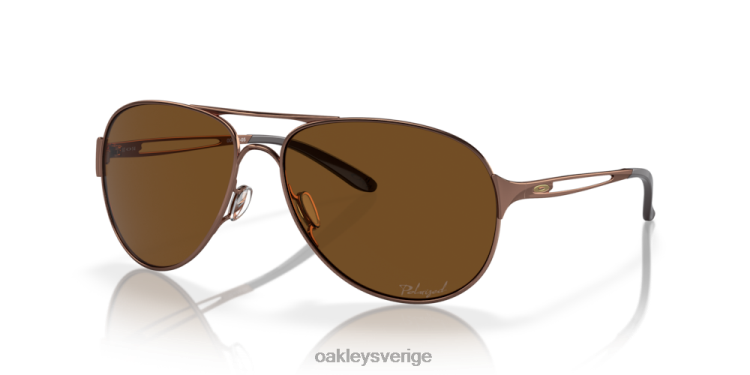 Oakley varning T8RX0508 bronspolariserade linser, brunettbåge