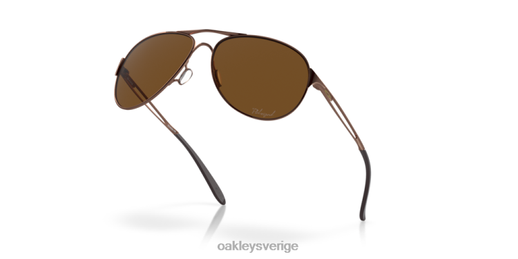 Oakley varning T8RX0508 bronspolariserade linser, brunettbåge