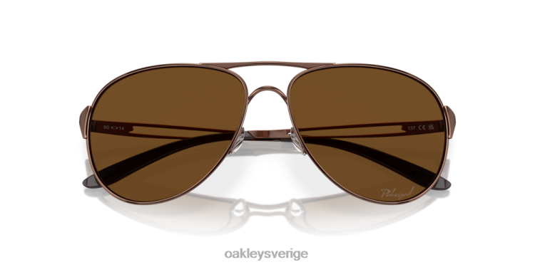 Oakley varning T8RX0508 bronspolariserade linser, brunettbåge