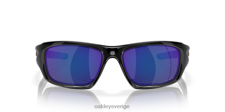 Oakley ventil T8RX0777 djupblå iridiumpolariserade linser, polerad svart båge