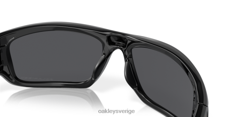Oakley ventil T8RX0777 djupblå iridiumpolariserade linser, polerad svart båge