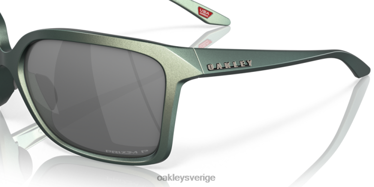 Oakley wildrye T8RX0292 prizm svarta polariserade linser, matt silver/blå färgskiftningsram