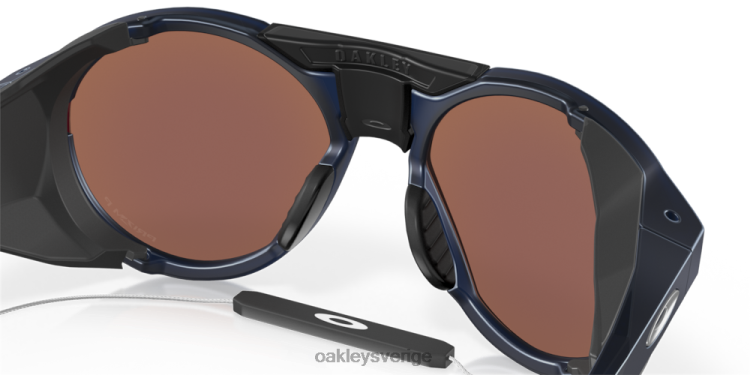 Oakley clifden T8RX0464 prizm djupt vatten polariserade linser, matt genomskinlig blå ram