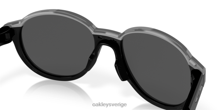 Oakley coinflip (låg bryggpassning) T8RX0527 prizm svarta linser, polerad svart båge