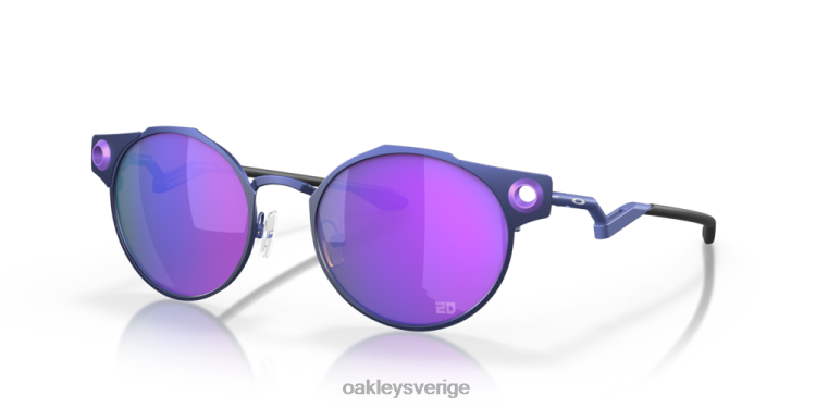Oakley deadbolt fabio quartararo samling T8RX0546 prizm violetta linser, matt marin båge