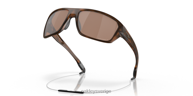 Oakley delat skott T8RX0297 prizm volframpolariserade linser, matt sköldpaddsbåge
