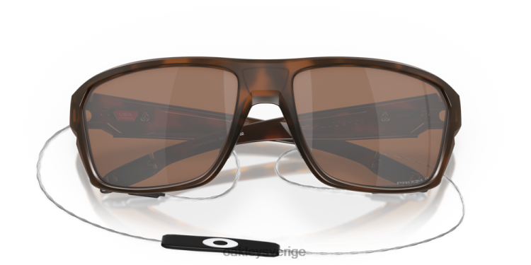 Oakley delat skott T8RX0297 prizm volframpolariserade linser, matt sköldpaddsbåge