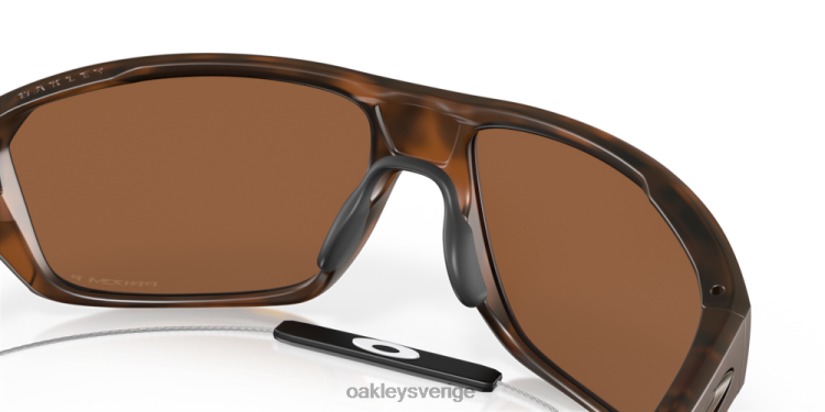 Oakley delat skott T8RX0297 prizm volframpolariserade linser, matt sköldpaddsbåge