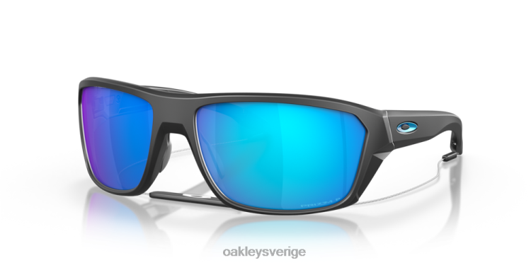 Oakley delat skott T8RX0302 prizm safir polariserade linser, mattsvart båge