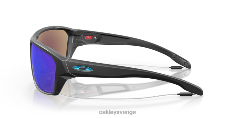 Oakley delat skott T8RX0302 prizm safir polariserade linser, mattsvart båge