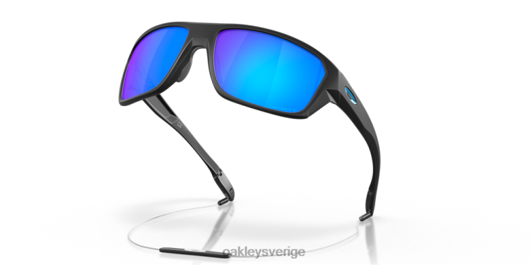 Oakley delat skott T8RX0302 prizm safir polariserade linser, mattsvart båge