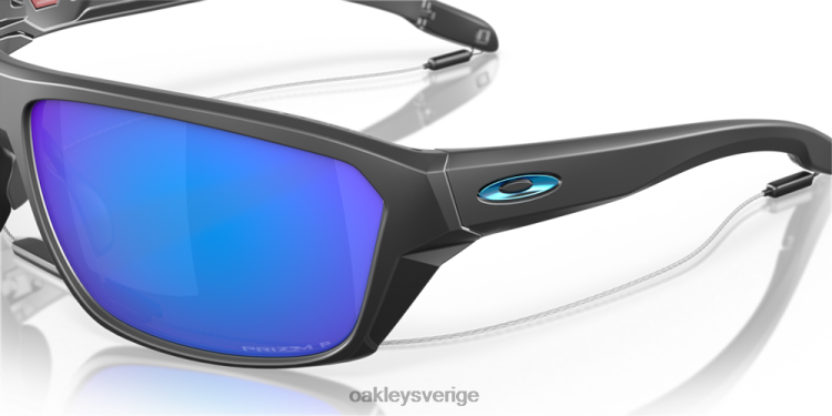 Oakley delat skott T8RX0302 prizm safir polariserade linser, mattsvart båge