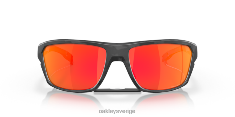 Oakley delat skott T8RX0303 prizm ruby ​​linser, mattsvart camo-båge