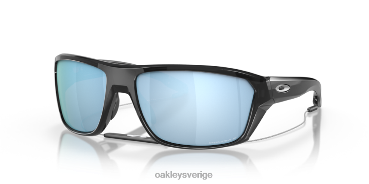 Oakley delat skott T8RX0304 prizm djupt vatten polariserade linser, svart bläck ram