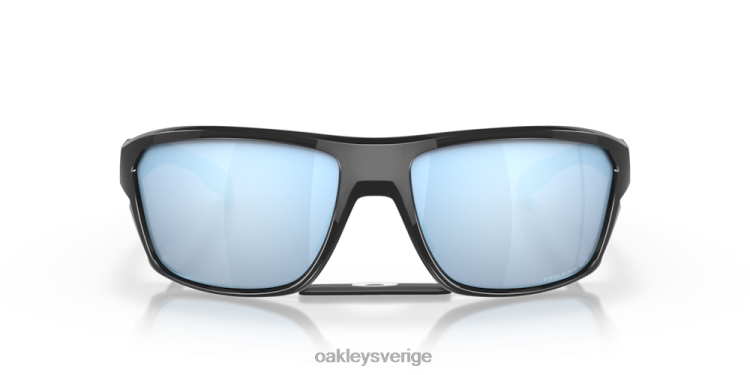 Oakley delat skott T8RX0304 prizm djupt vatten polariserade linser, svart bläck ram