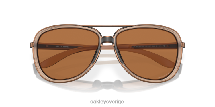 Oakley deltid T8RX0442 prizm brons polariserade linser, matt sepia båge