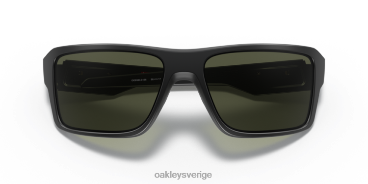 Oakley dubbel kant T8RX0502 mörkgrå linser, mattsvart båge