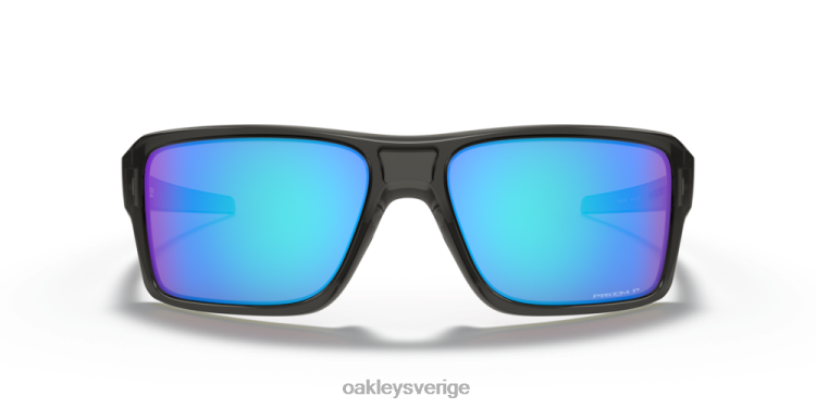 Oakley dubbel kant T8RX0503 prizm safir polariserade linser, grå rökbåge