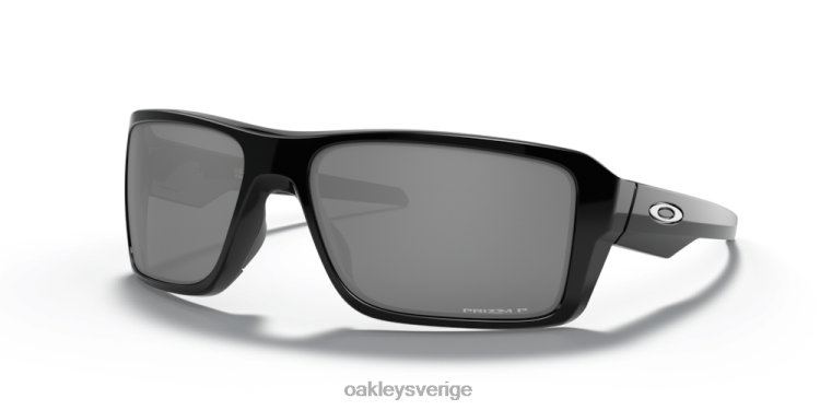 Oakley dubbel kant T8RX0504 prizm svarta polariserade linser, polerad svart båge