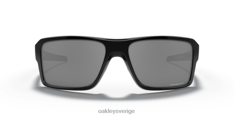 Oakley dubbel kant T8RX0504 prizm svarta polariserade linser, polerad svart båge