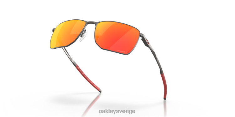 Oakley ejektor T8RX0343 prizm ruby ​​linser, matt båge i gunmetall