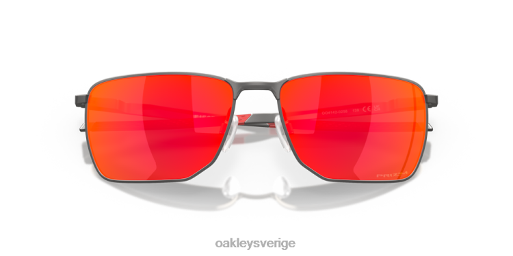 Oakley ejektor T8RX0343 prizm ruby ​​linser, matt båge i gunmetall