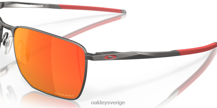 Oakley ejektor T8RX0343 prizm ruby ​​linser, matt båge i gunmetall