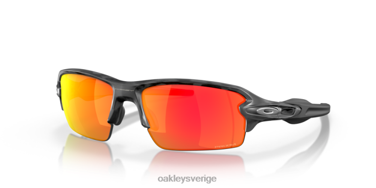 Oakley flak 2.0 (låg bridge passform) svart camo-kollektion T8RX0869 prizm ruby ​​linser, svart camo-båge