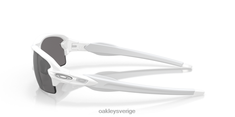 Oakley flak 2.0 (låg bryggpassning) T8RX0865 skiffer iridium linser, polerad vit ram