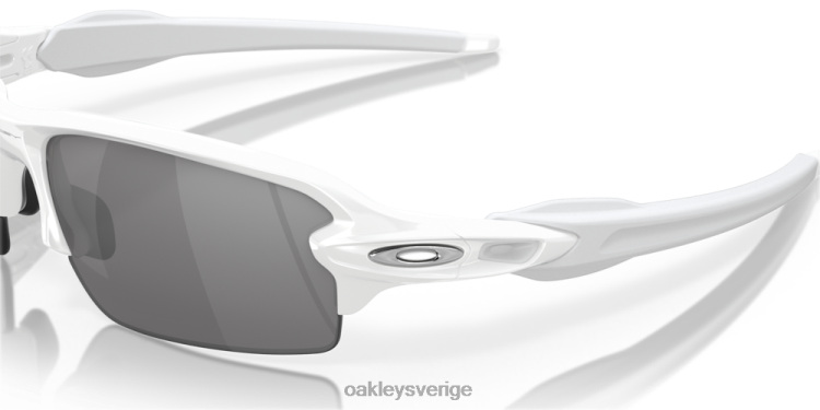 Oakley flak 2.0 (låg bryggpassning) T8RX0865 skiffer iridium linser, polerad vit ram
