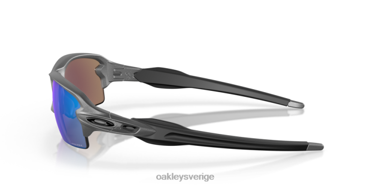 Oakley flak 2.0 (låg bryggpassning) T8RX0871 prizm safir linser, stålbåge