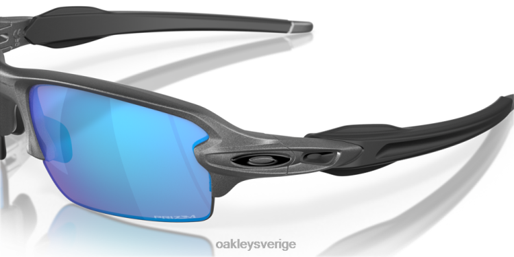 Oakley flak 2.0 (låg bryggpassning) T8RX0871 prizm safir linser, stålbåge