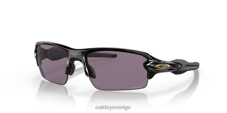 Oakley flak 2.0 (låg bryggpassning) T8RX0873 prizm grå linser, polerad svart båge