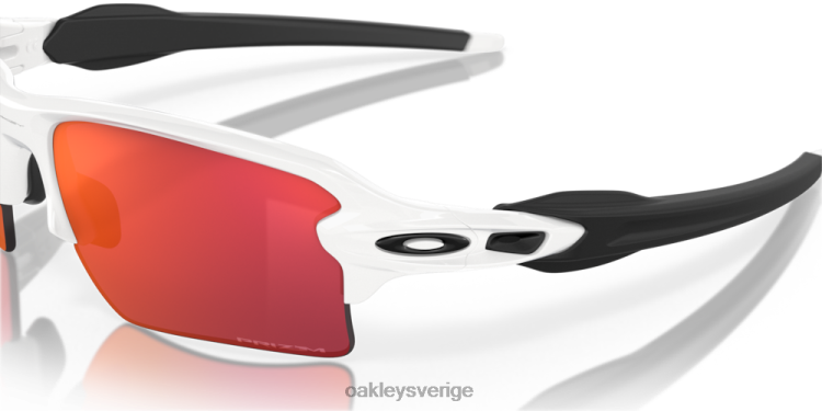 Oakley flak 2,0 xl T8RX0125 prizm fältlinser, polerad vit båge