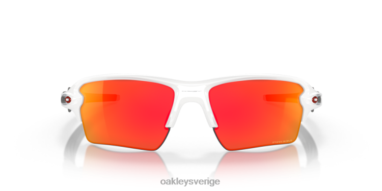 Oakley flak 2.0 xl lagfärger T8RX0138 prizm ruby ​​linser, polerad vit ram
