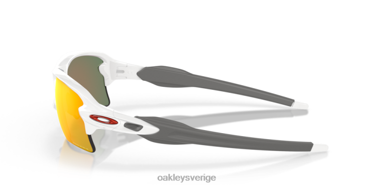 Oakley flak 2.0 xl lagfärger T8RX0138 prizm ruby ​​linser, polerad vit ram