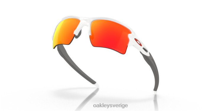 Oakley flak 2.0 xl lagfärger T8RX0138 prizm ruby ​​linser, polerad vit ram