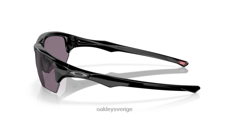 Oakley flak beta (låg brygganpassning) T8RX0926 prizm grå linser, polerad svart båge