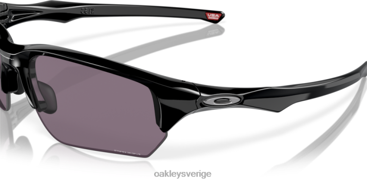 Oakley flak beta (låg brygganpassning) T8RX0926 prizm grå linser, polerad svart båge