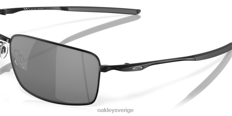 Oakley fyrkantig tråd T8RX0497 prizm svarta linser, polerad svart båge