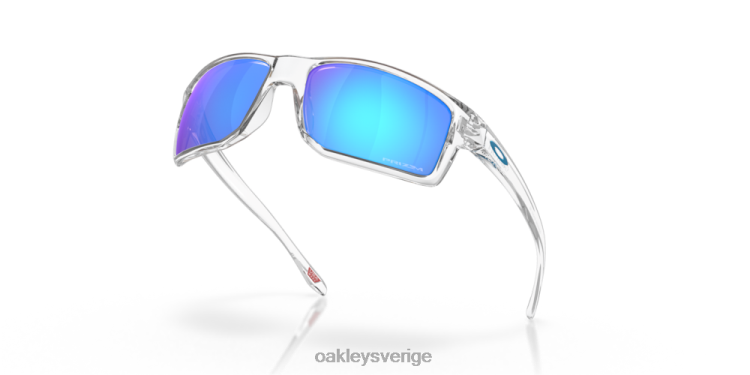 Oakley gibston T8RX0384 prizm safir linser, polerad klar ram