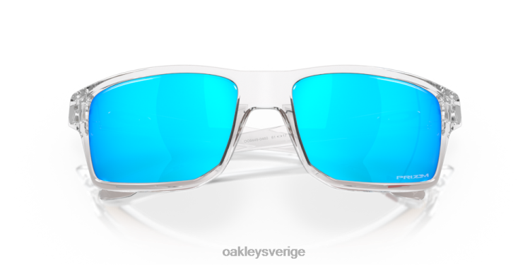 Oakley gibston T8RX0384 prizm safir linser, polerad klar ram