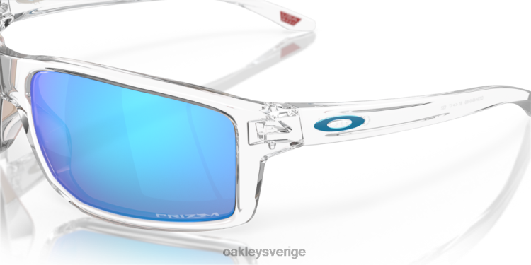 Oakley gibston T8RX0384 prizm safir linser, polerad klar ram