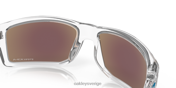 Oakley gibston T8RX0384 prizm safir linser, polerad klar ram