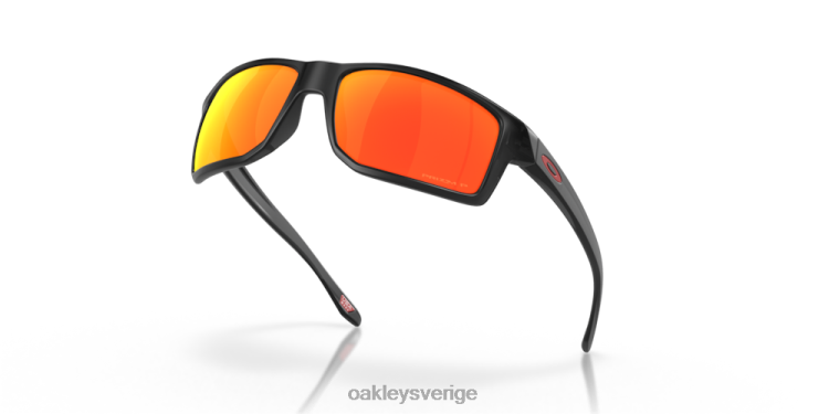 Oakley gibston T8RX0385 prizm ruby ​​polariserade linser, svart bläckbåge