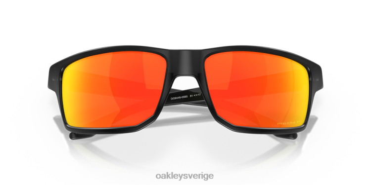 Oakley gibston T8RX0385 prizm ruby ​​polariserade linser, svart bläckbåge