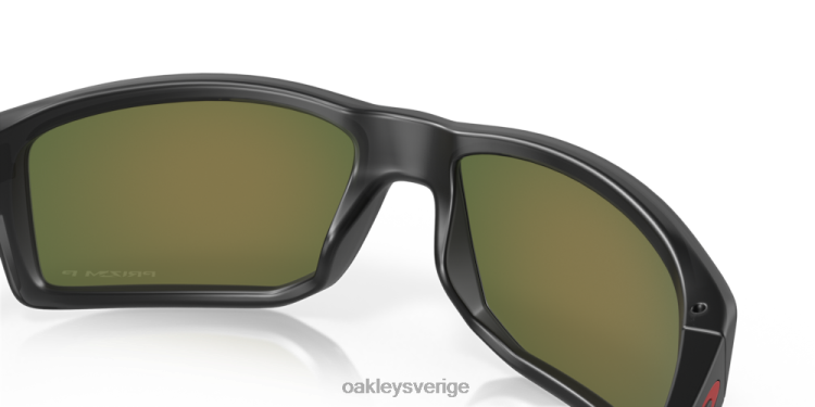 Oakley gibston T8RX0385 prizm ruby ​​polariserade linser, svart bläckbåge