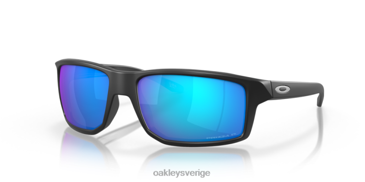 Oakley gibston T8RX0387 prizm safir polariserade linser, mattsvart båge